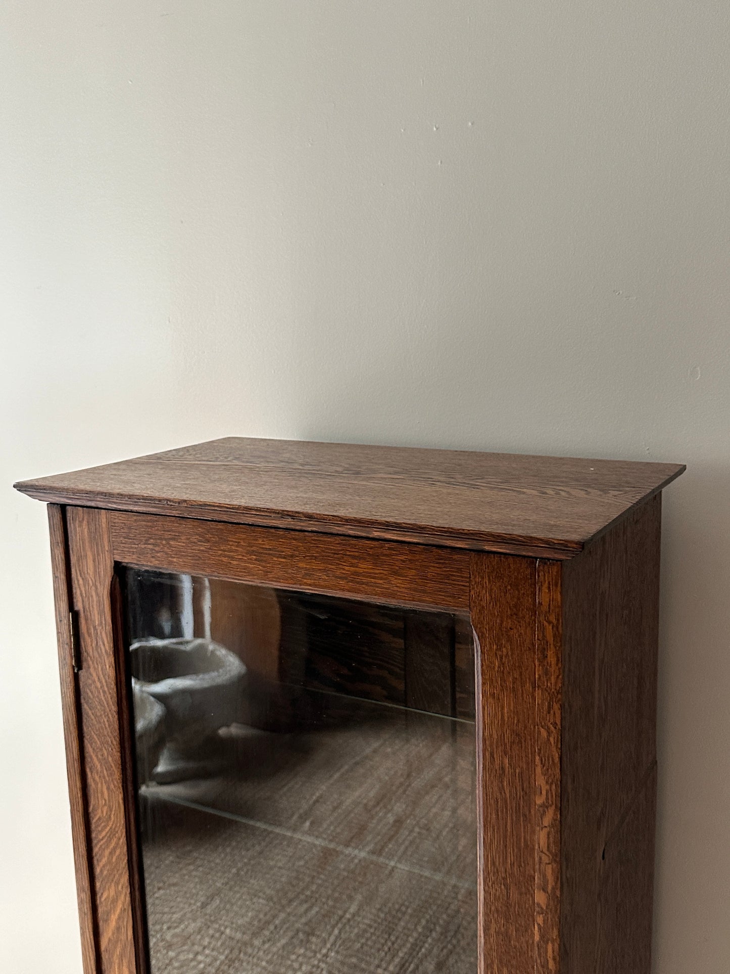 Oak display case