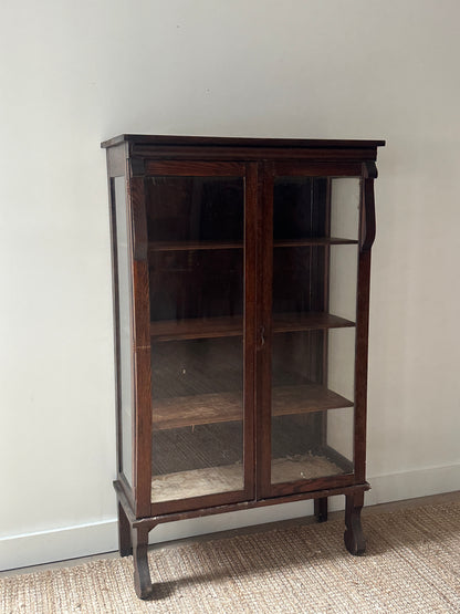 Oak display case