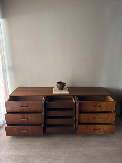 Founders walnut 9 drawer dresser