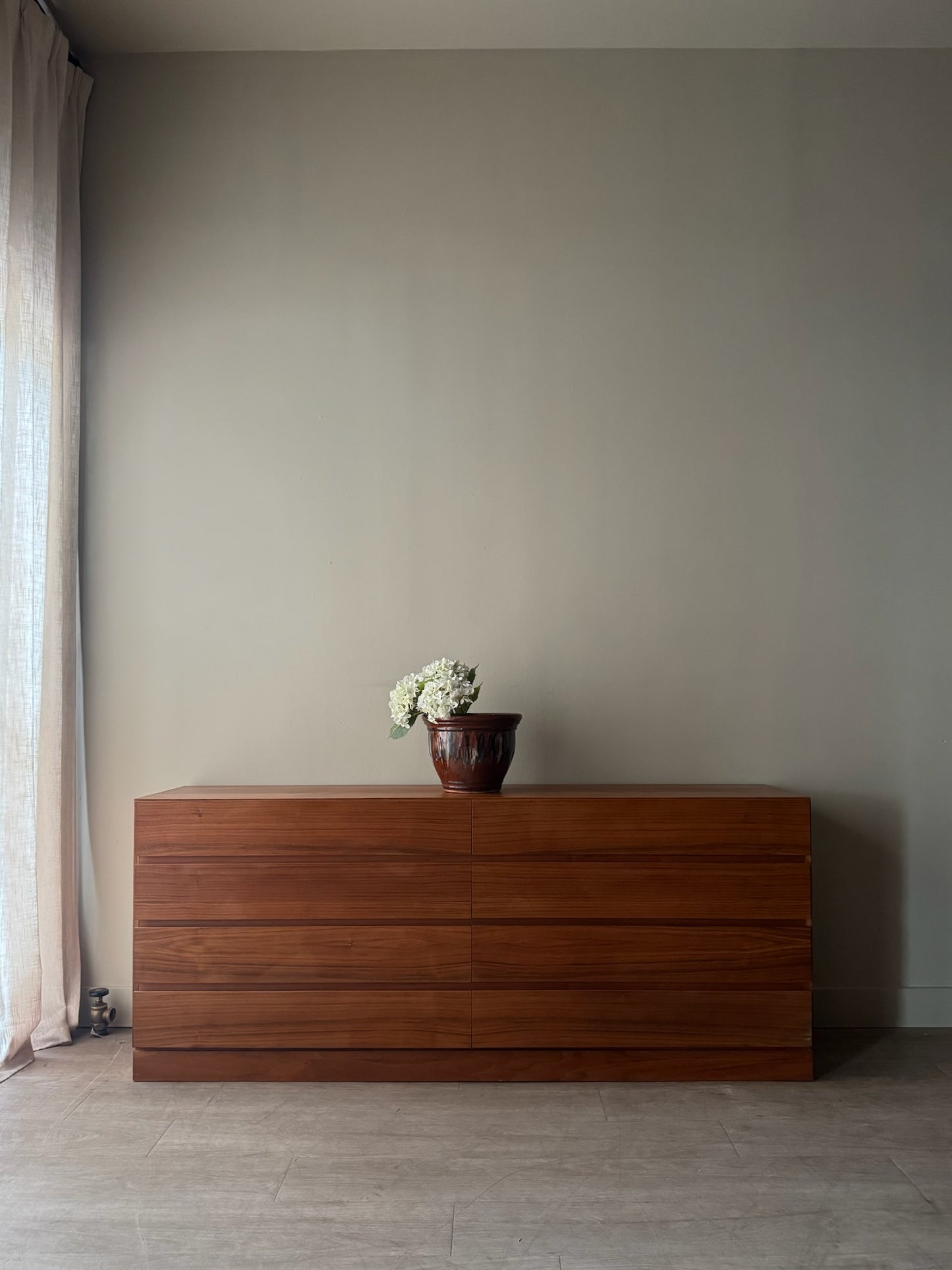 Westnofa Danish teak 8 drawer dresser