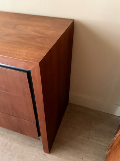 Dillingham walnut six drawer dresser