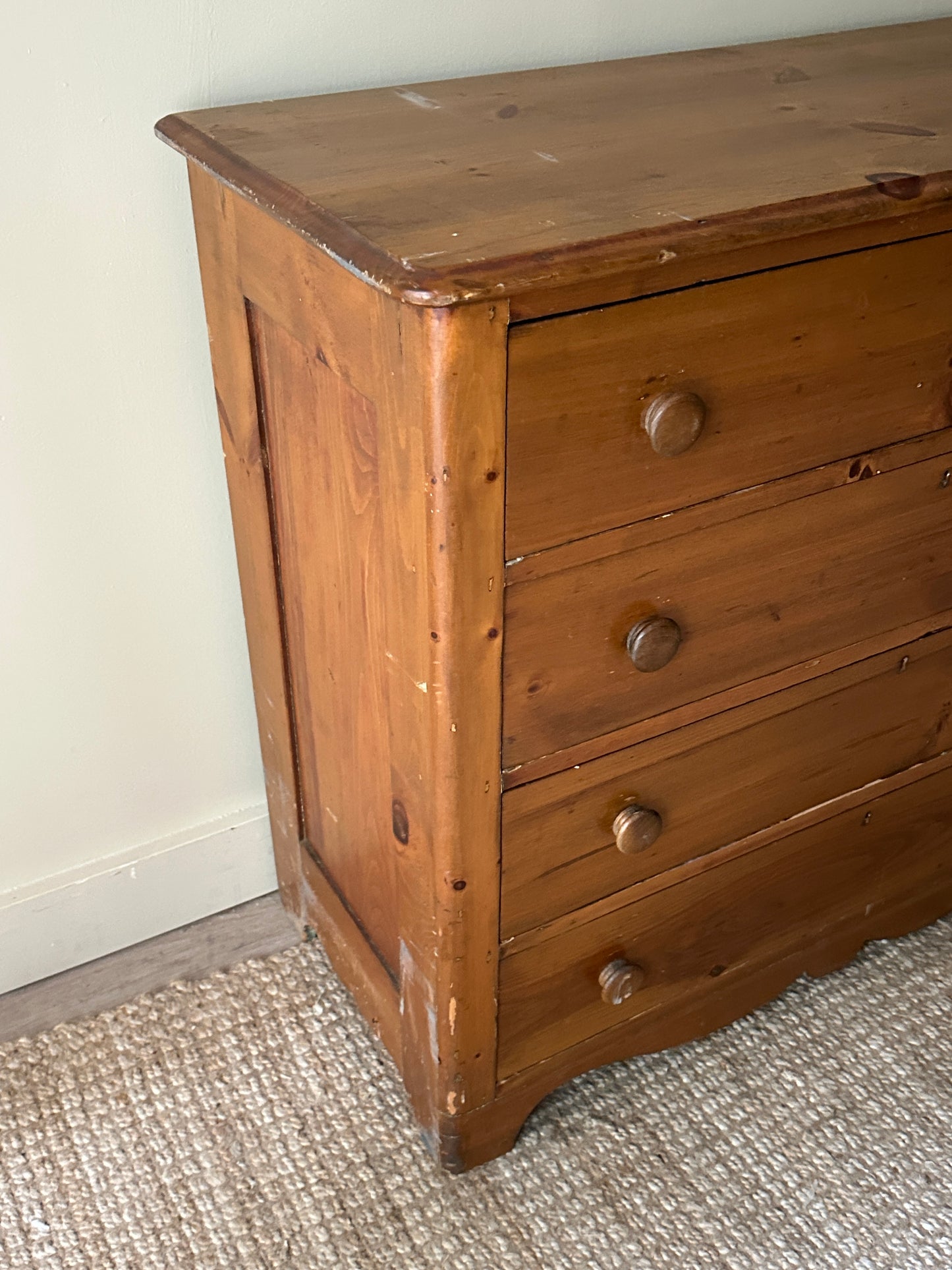 English pine dresser