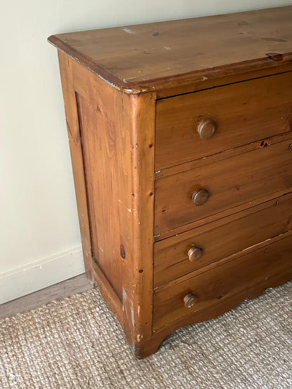 English pine dresser