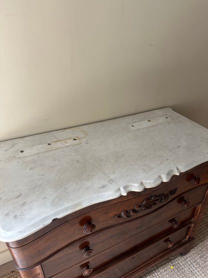 Marble top dresser