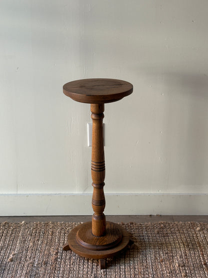 Oak pedestal