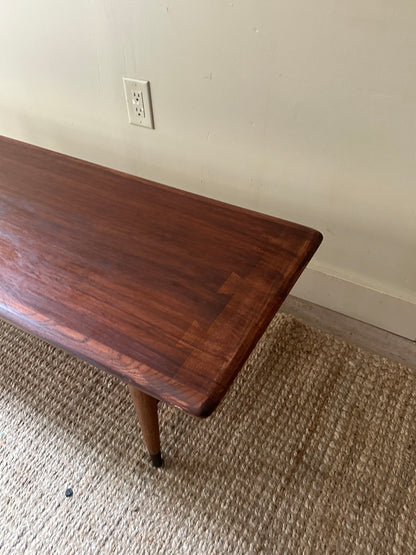 Walnut coffee table