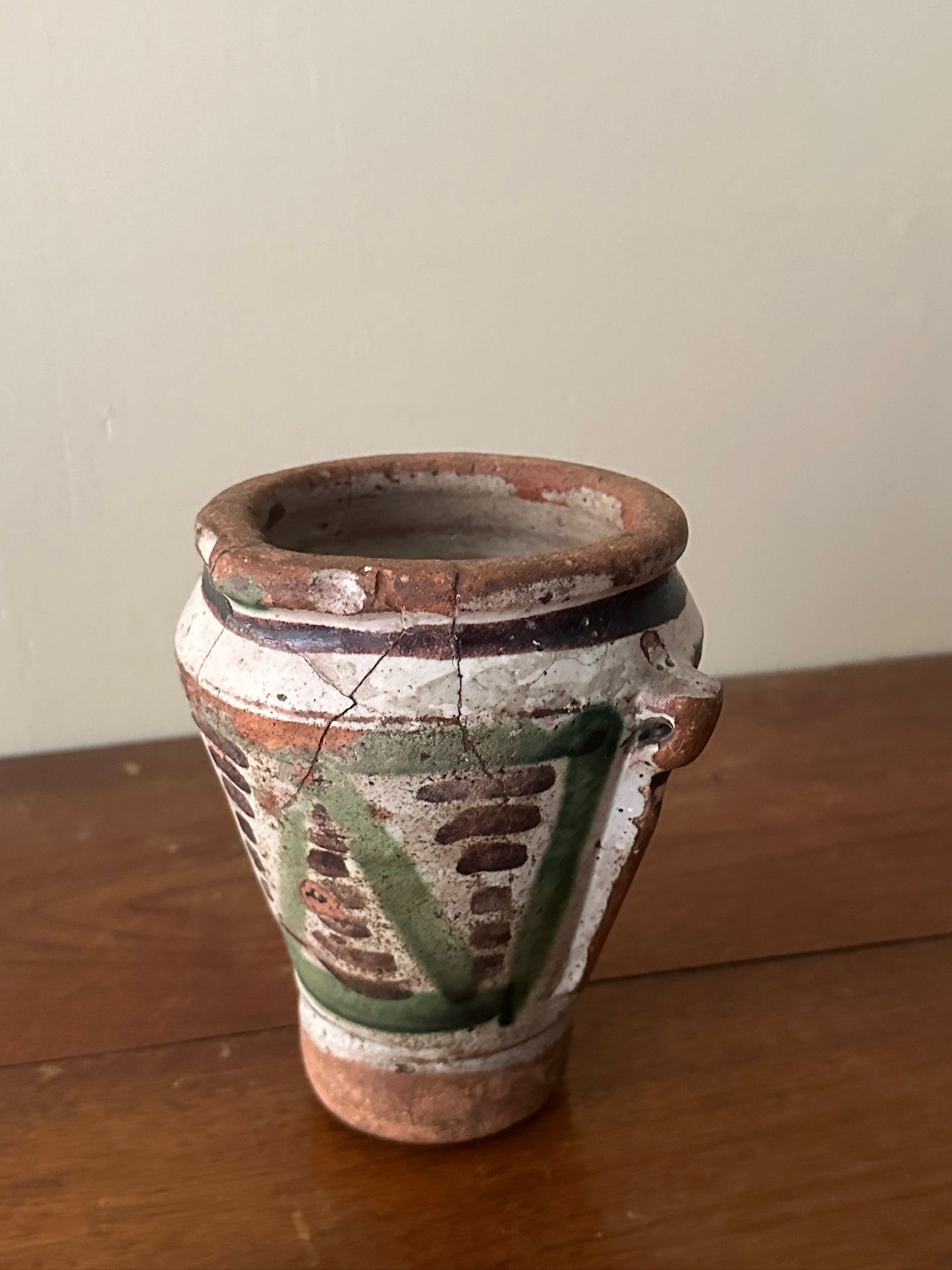 Spanish Maiolica mortar