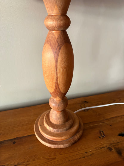 Danish teak table lamp
