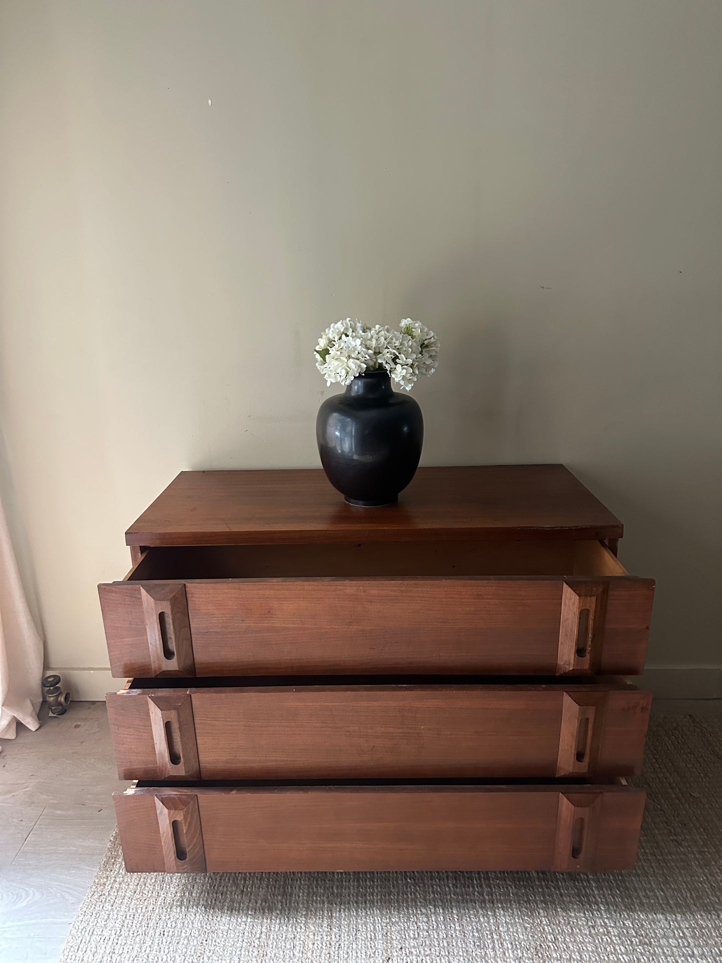 Walnut Mid-Century Dresser