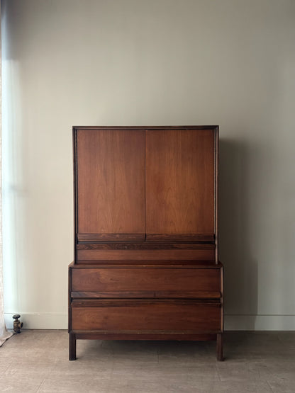 Walnut gentlemen’s dresser