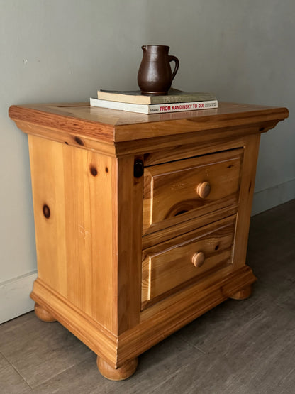 Broyhill pine nightstand