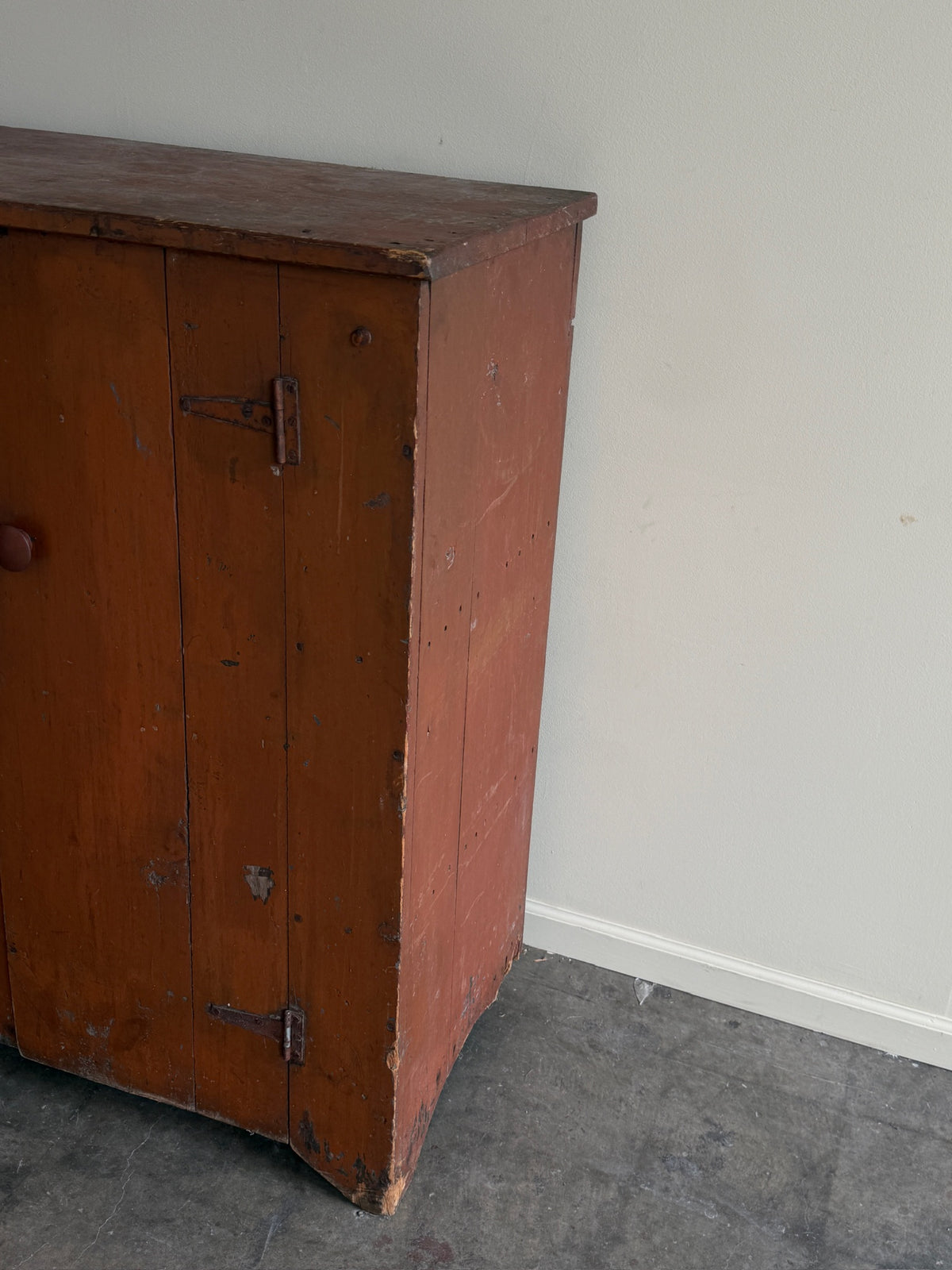 Painted pine cupboard