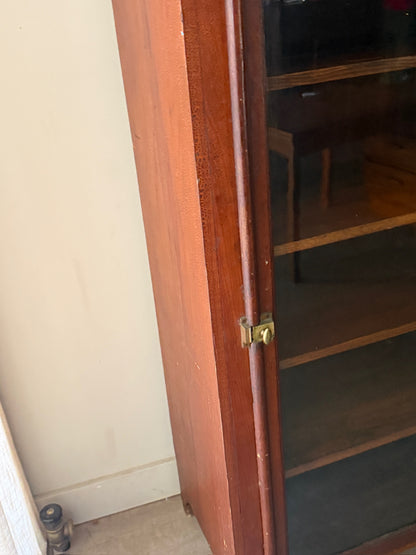 Pine display cabinet