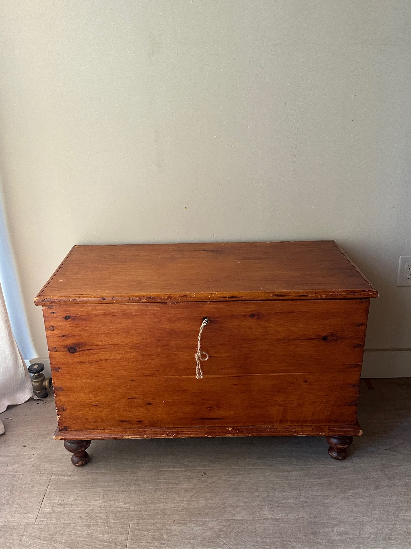 Cedar lined pine chest