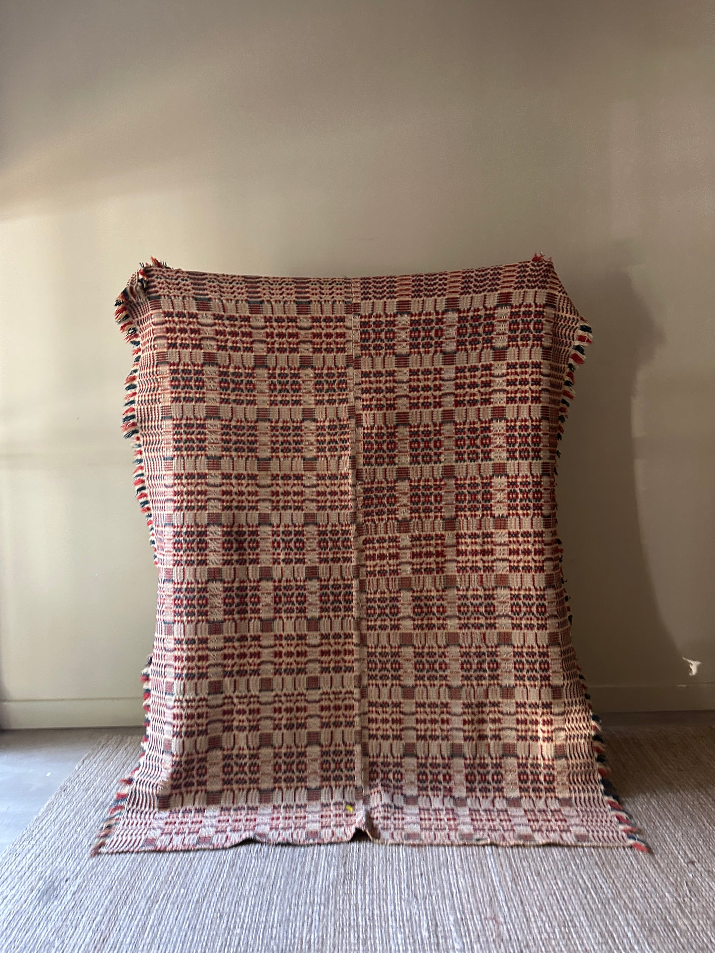Wool coverlet