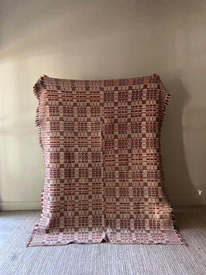 Wool coverlet