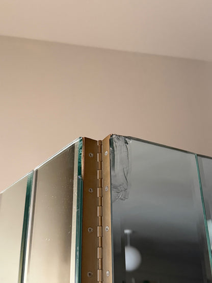 Mirrored room divider