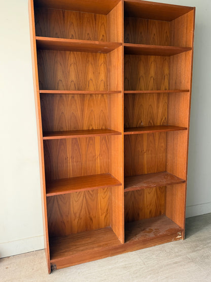 Teak shelving unit