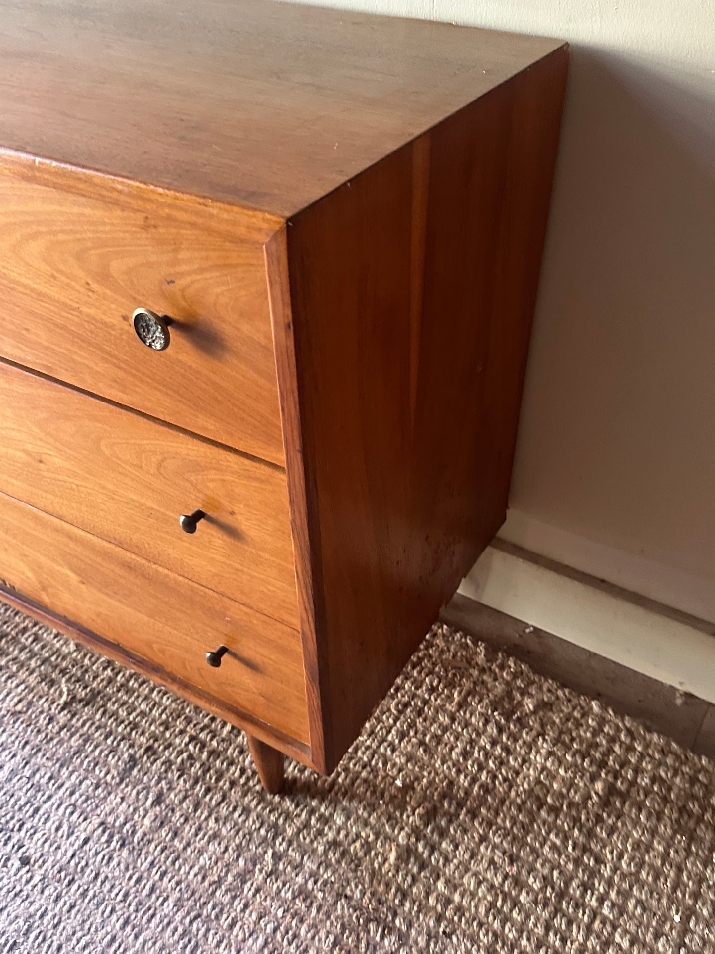 Small walnut dresser