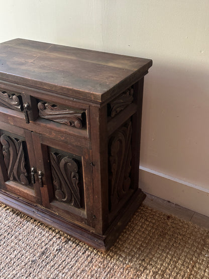 Oak side table