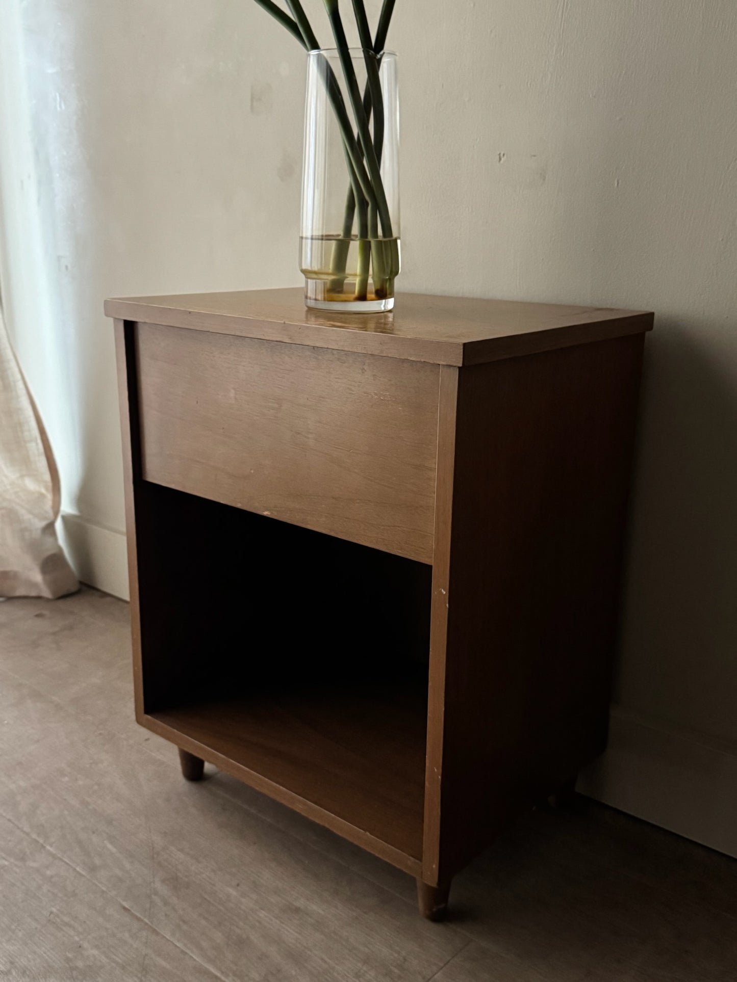Walnut nightstand