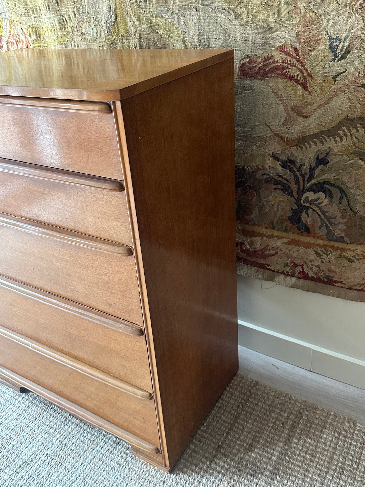 Walnut tallboy