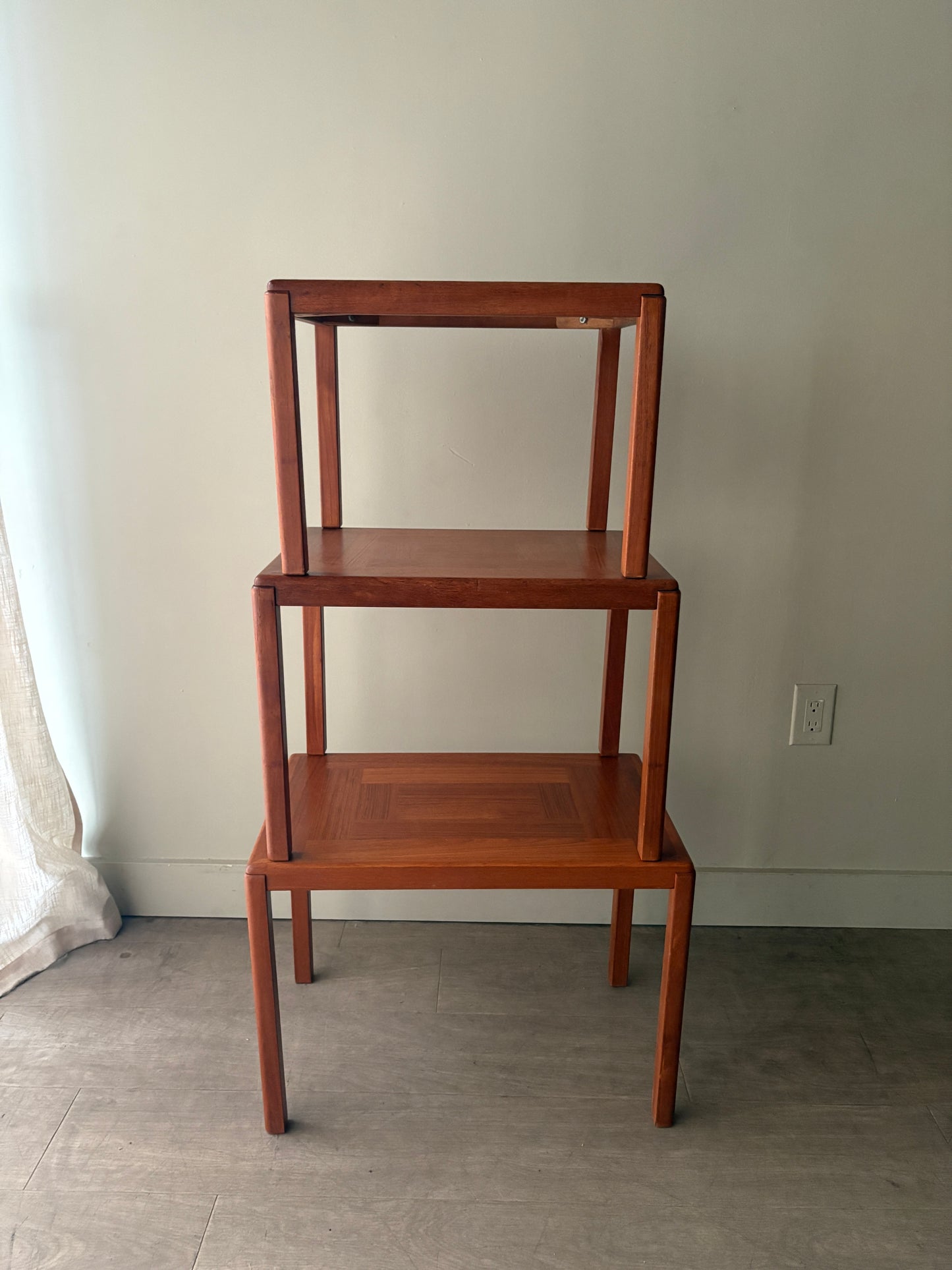 Vejle Stole Og Mobelfabrik Danish teak nesting tables