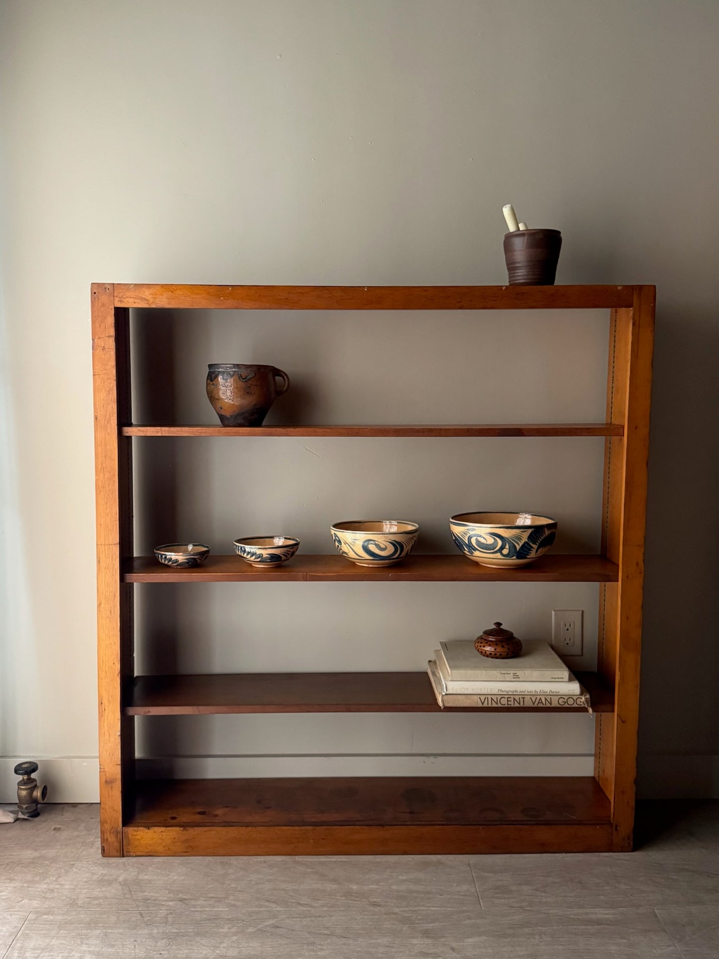 Farmhouse pine shelf