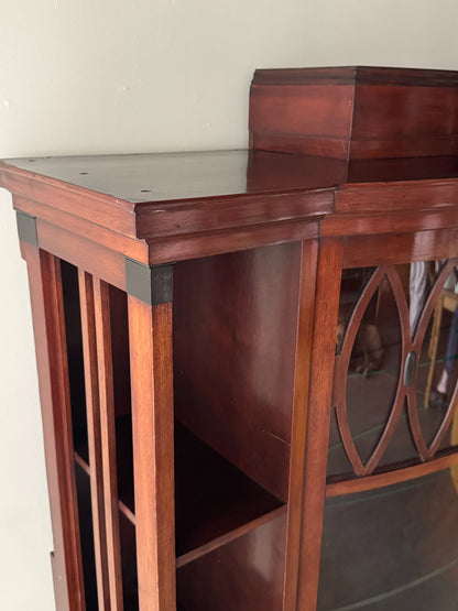 Scandinavian mahogany display cabinet