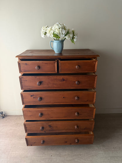 English pine dresser