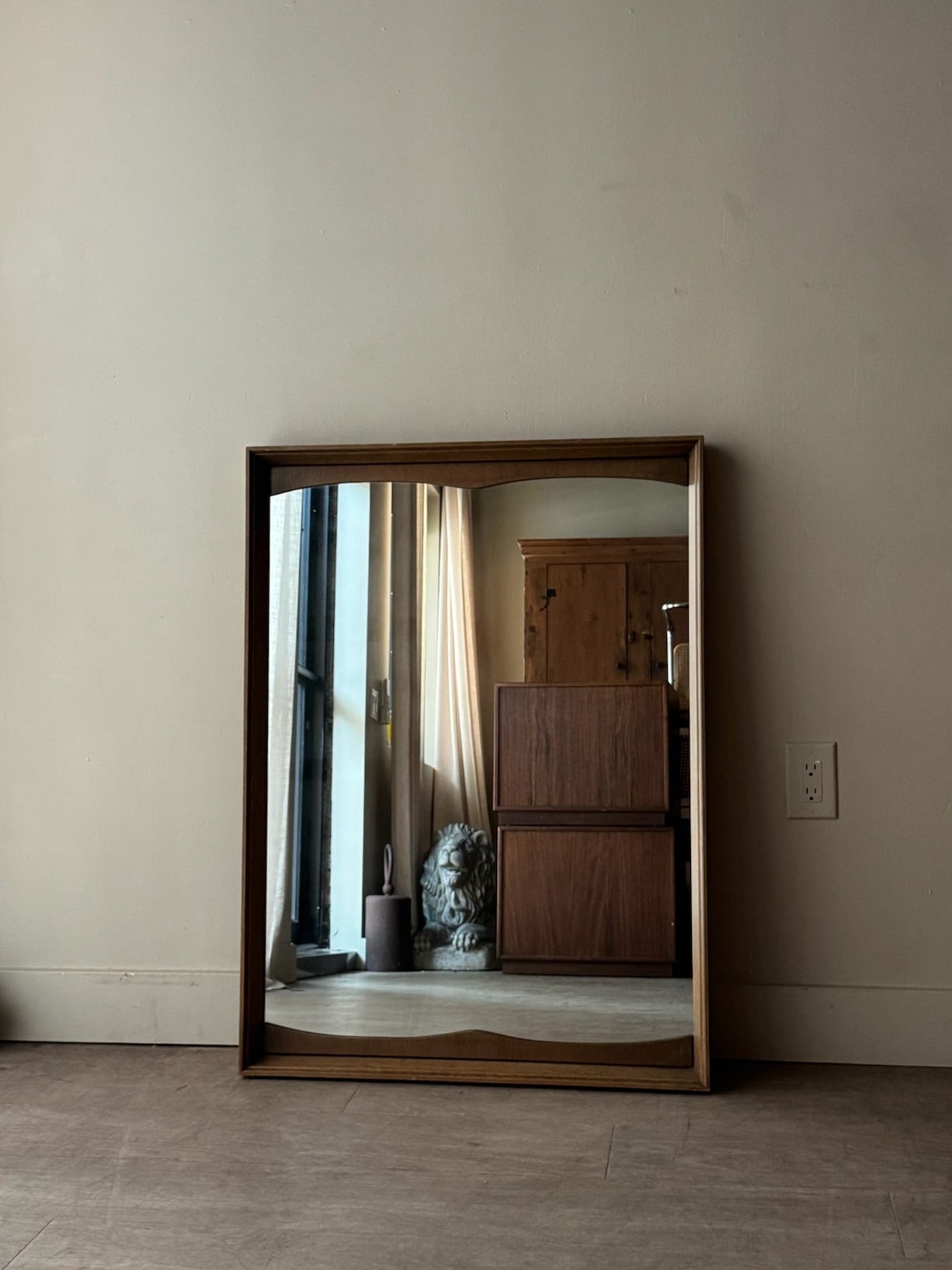Walnut mirror