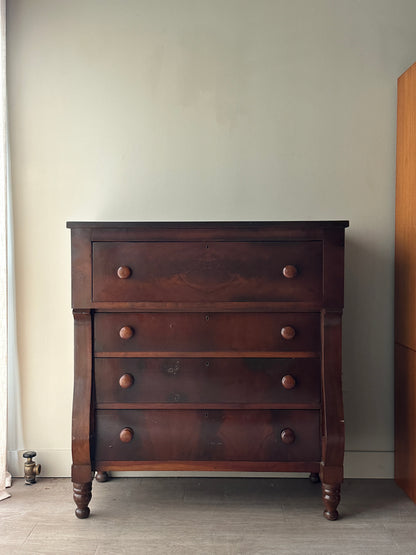 Walnut empire dresser