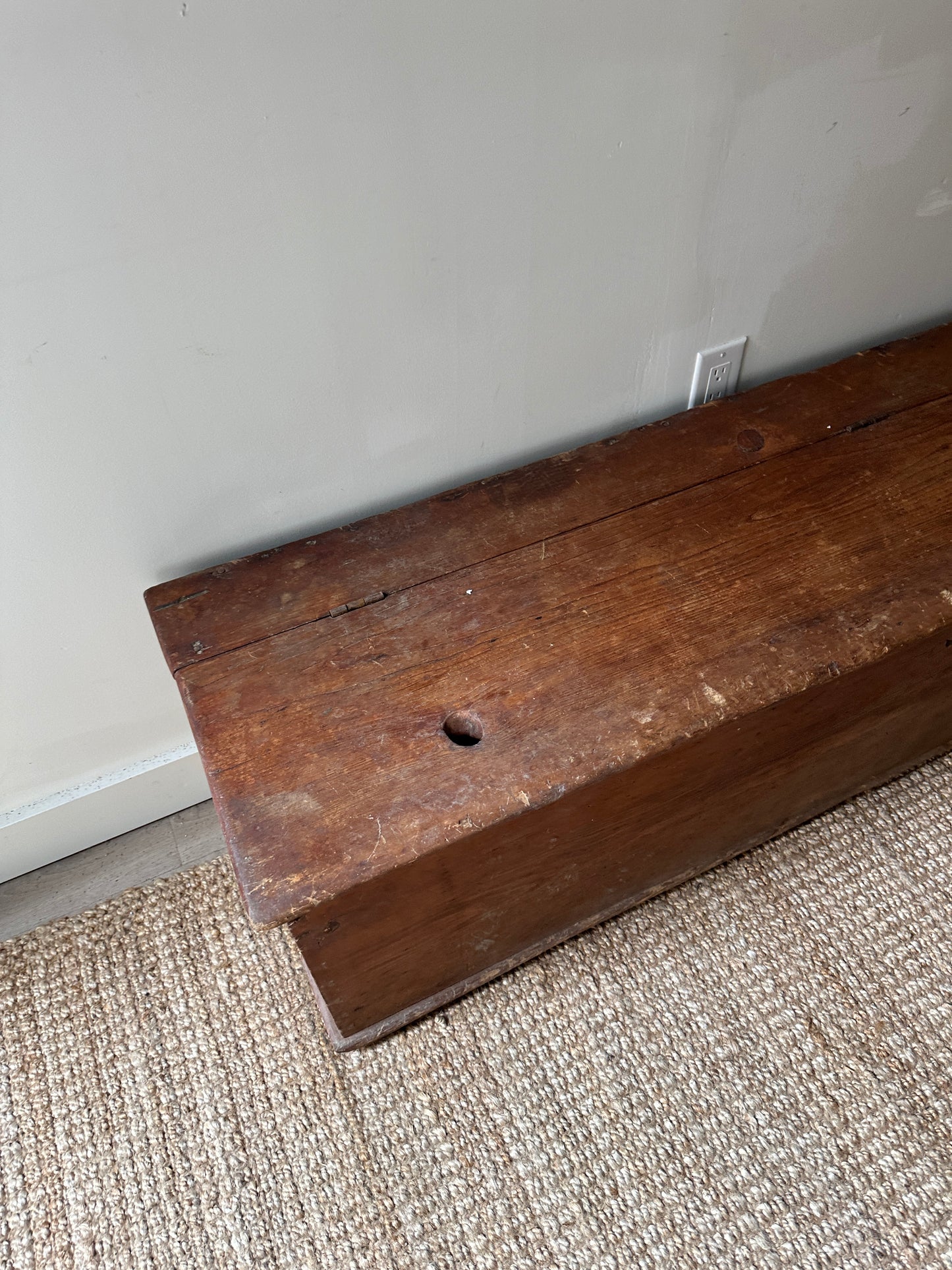 Early American storage bench