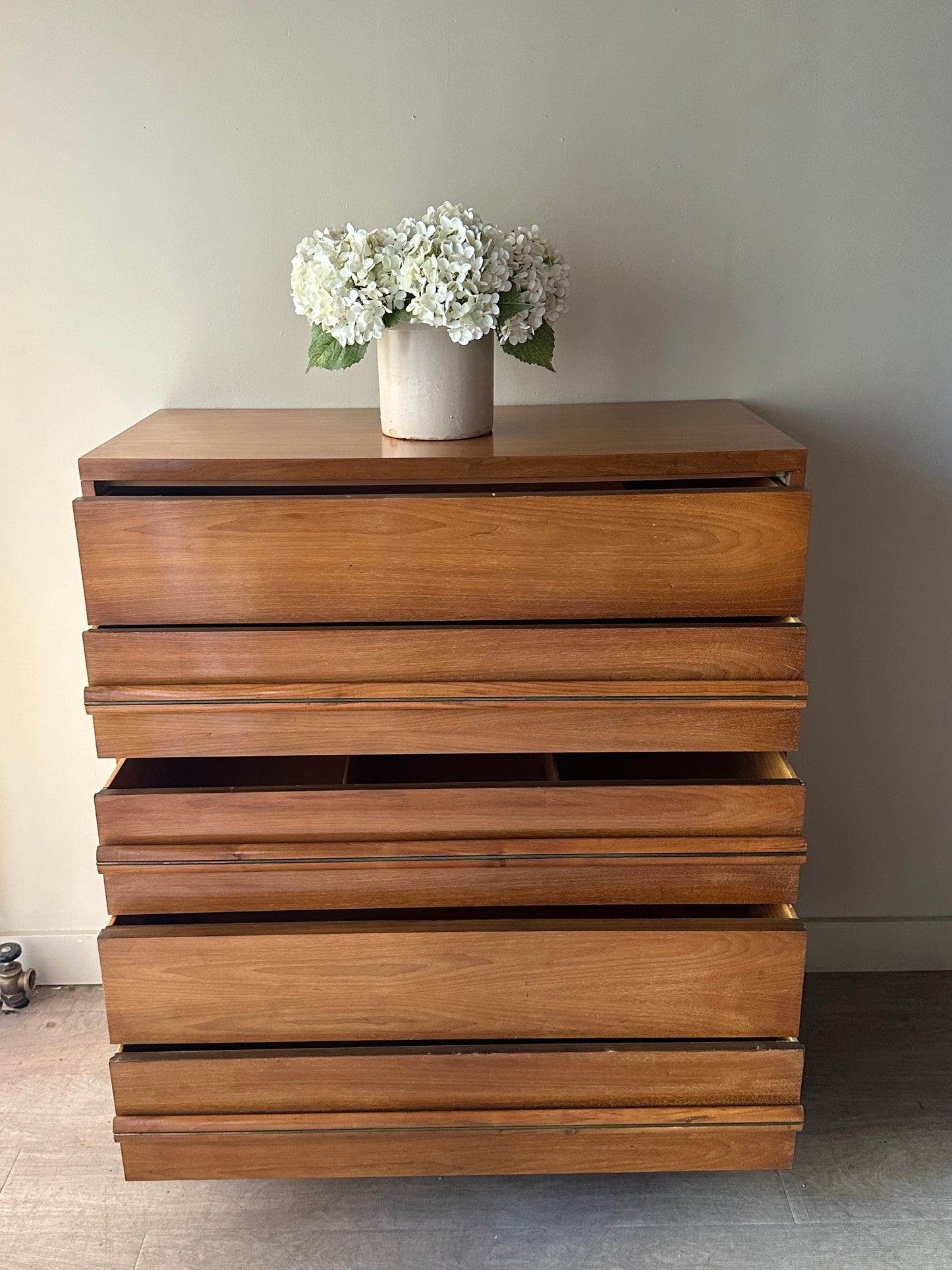 Walnut tallboy