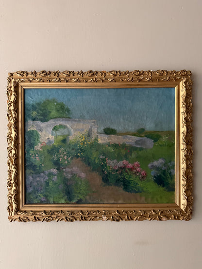 Landscape by J.C. Stahr. Signed.