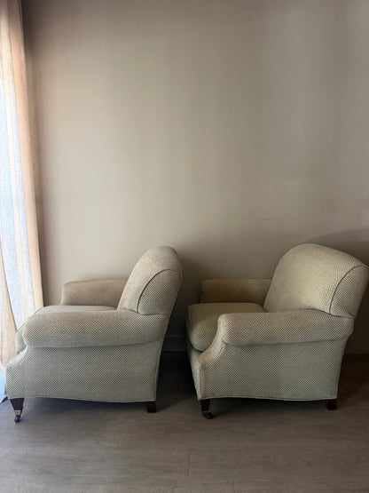 Kravet lounge chair without ottoman (stains)