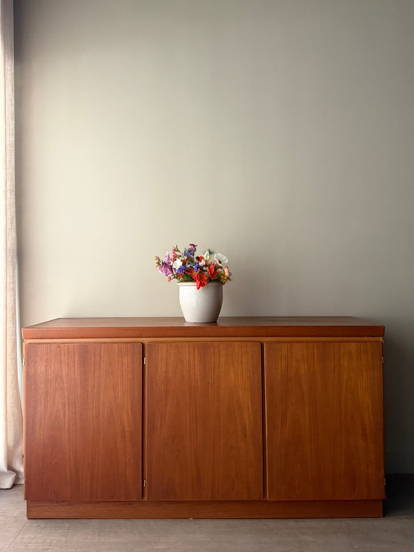 Danish teak credenza