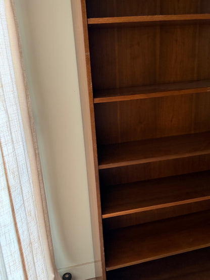 Walnut bookcase
