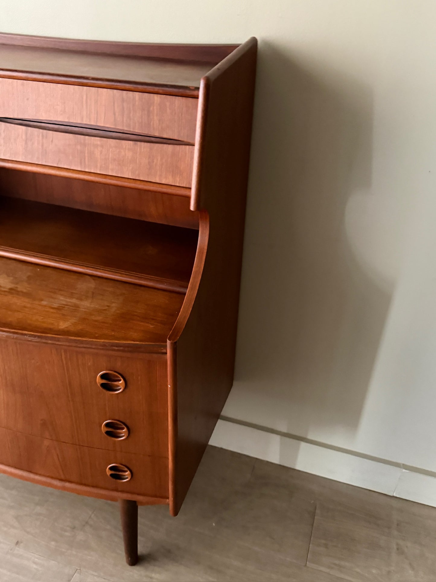 Gunnar Falsig for Holstebro teak secretary desk