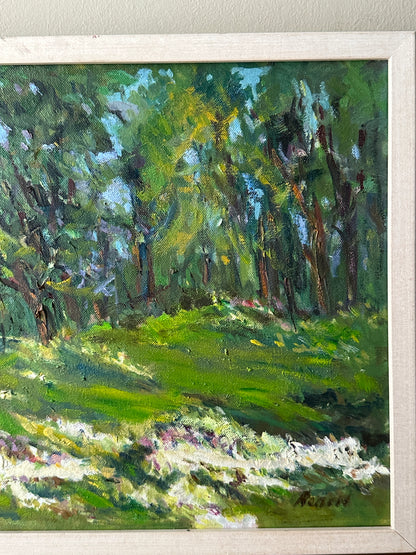 Landscape oil painting