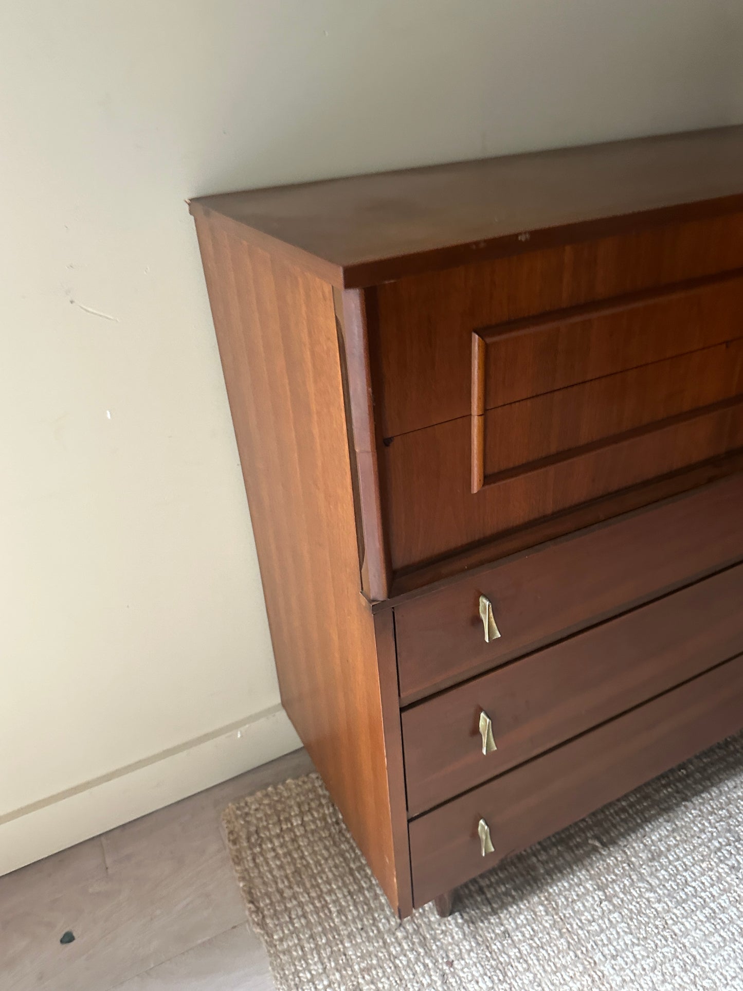Walnut tallboy