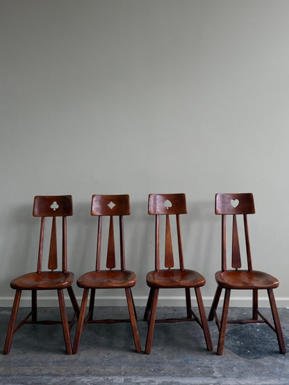 Cushman maple card suite chairs