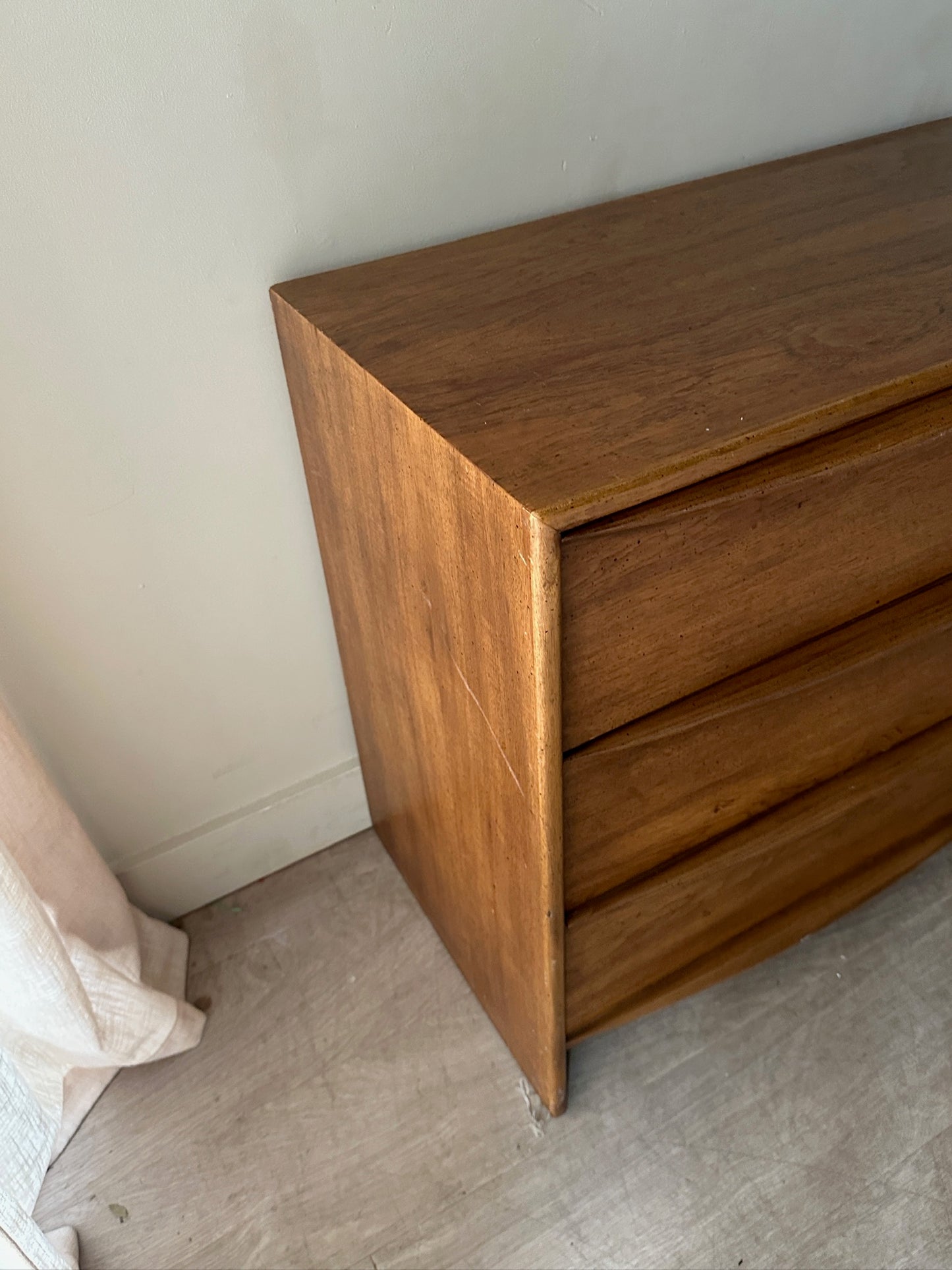 Lane walnut dresser