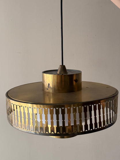 Swedish brass pendant light