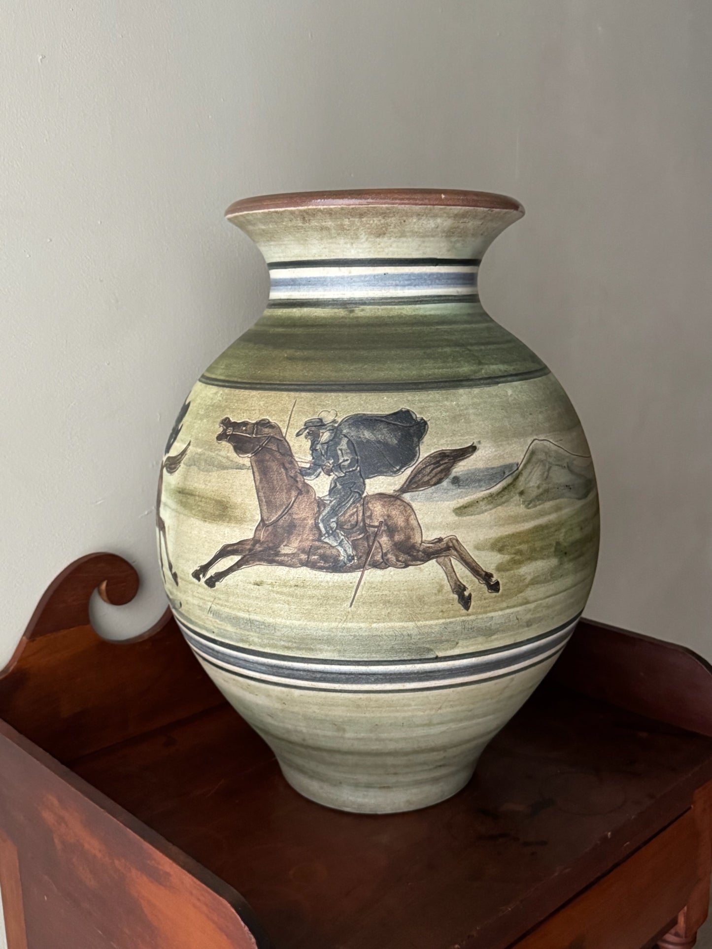 Herald Folmer Gross for Knabstrup 3 Musketeers floor vase