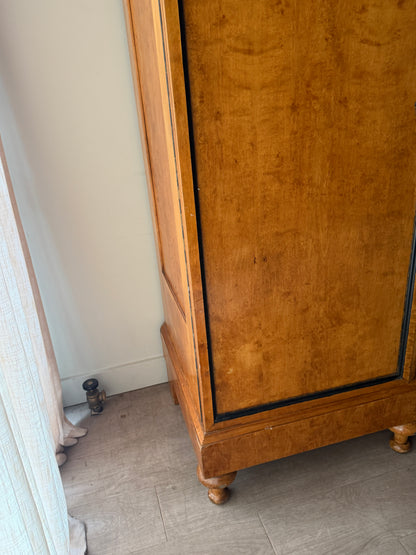 Deco birch armoire