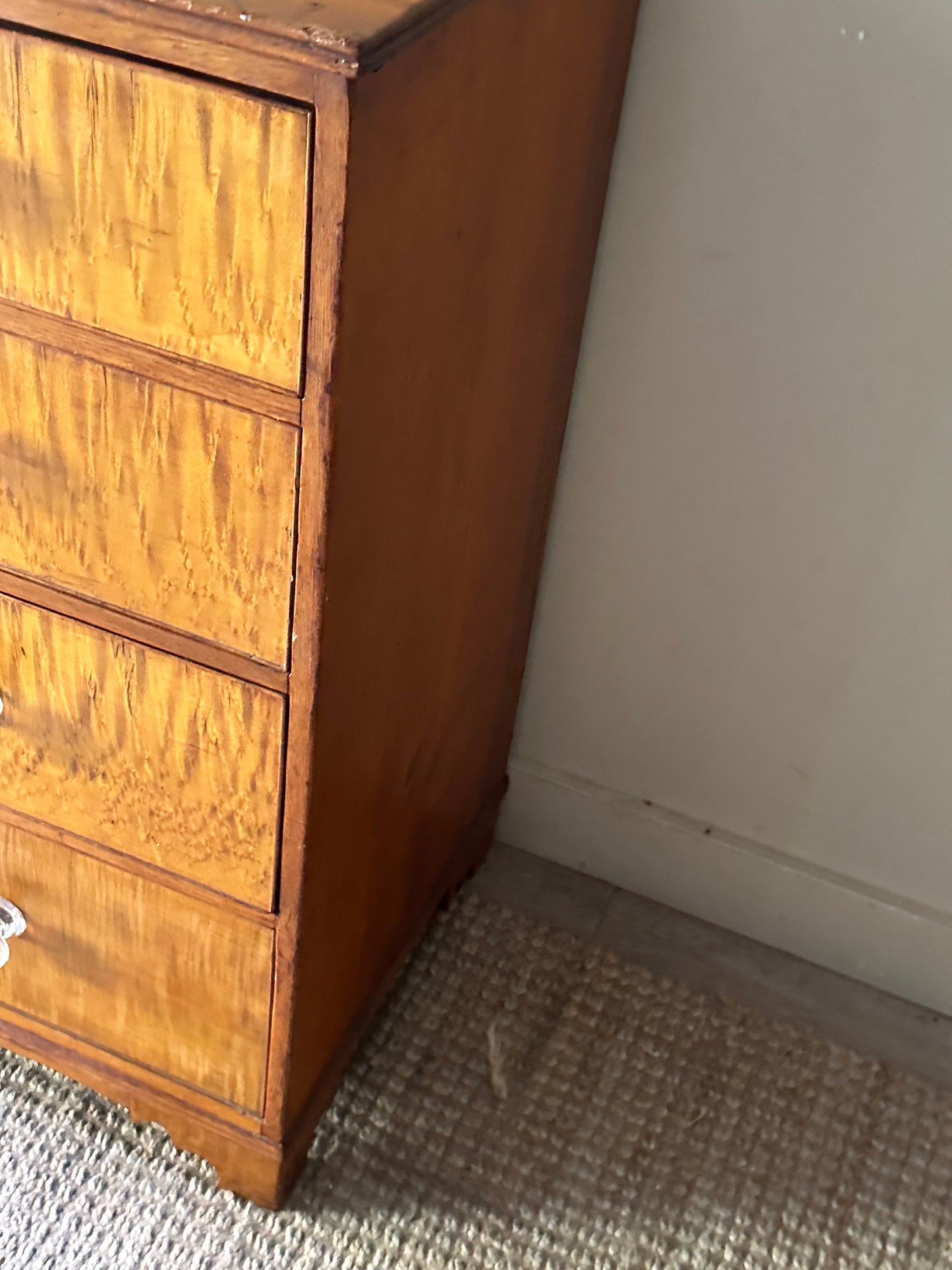 Birdseye maple dresser