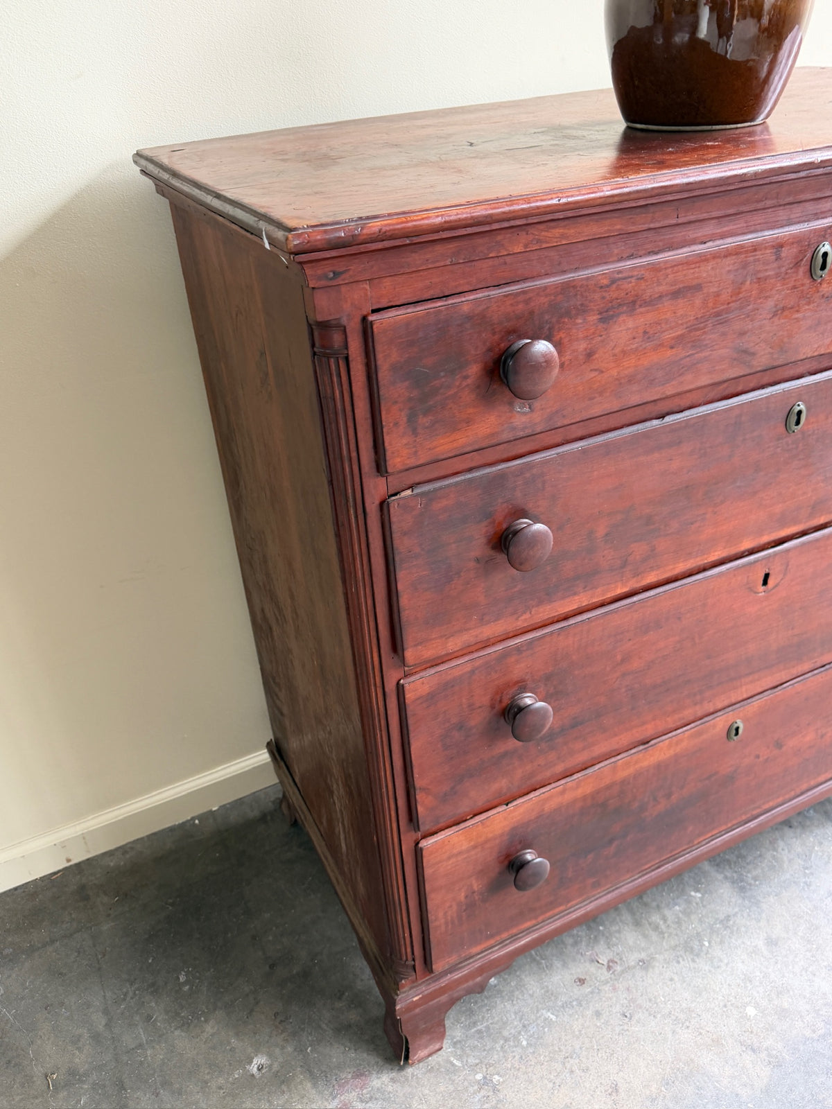 Pennsylvania Chippendale walnut dresser