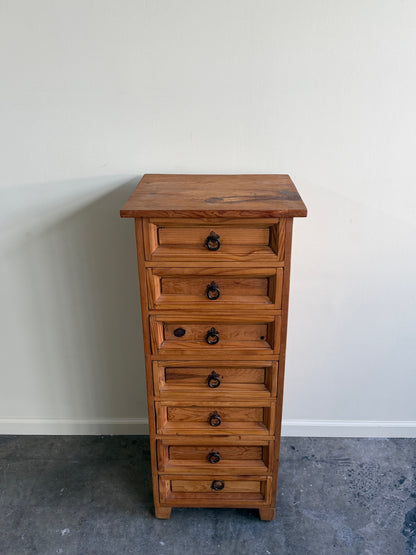 Pine lingerie chest