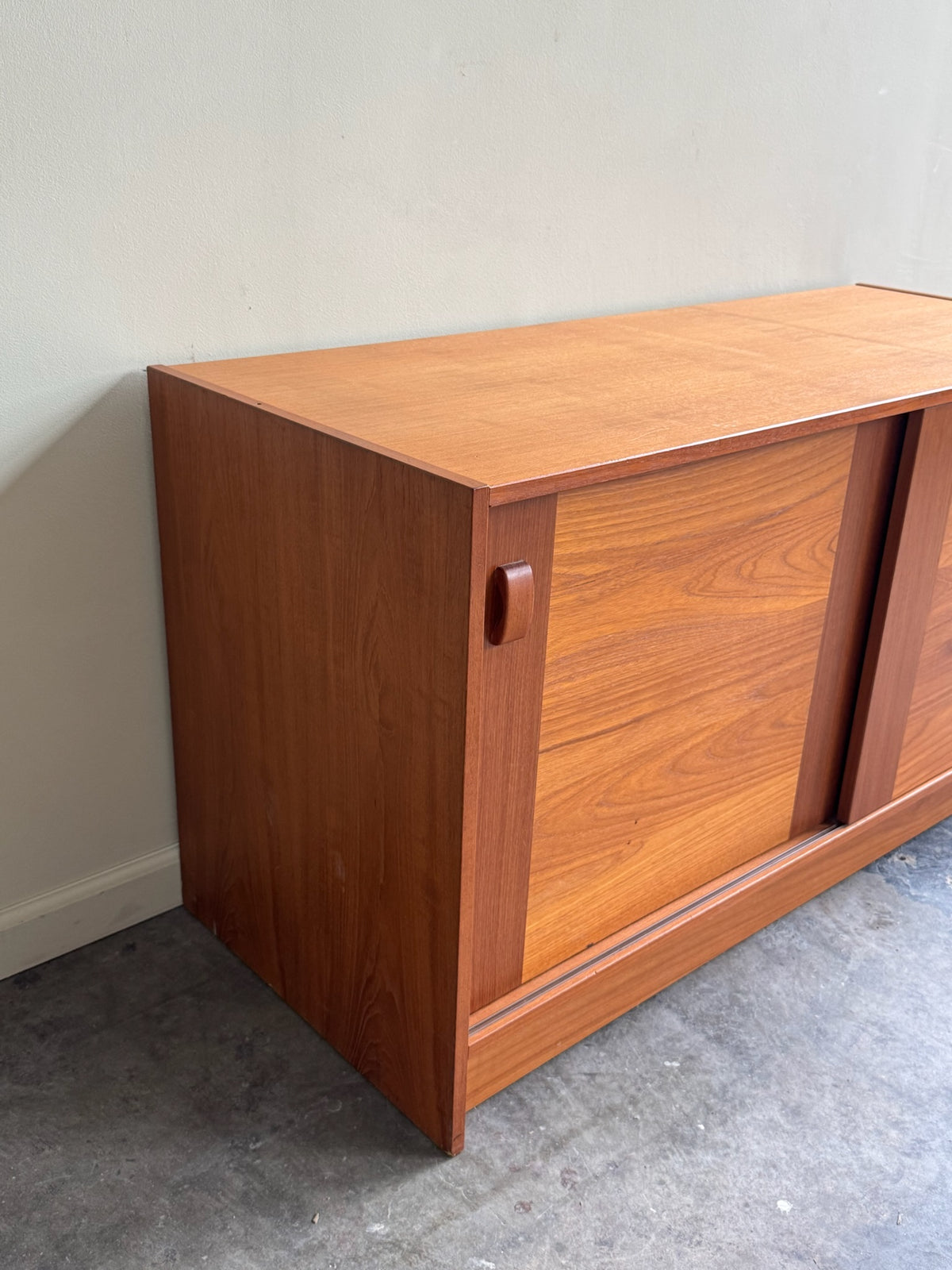 Danish teak credenza